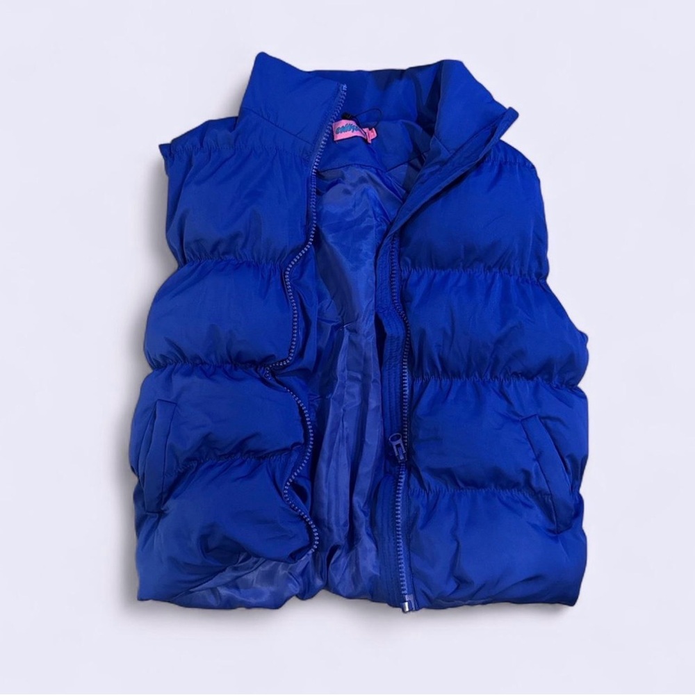 Edikted Royal Blue Puffer Vest